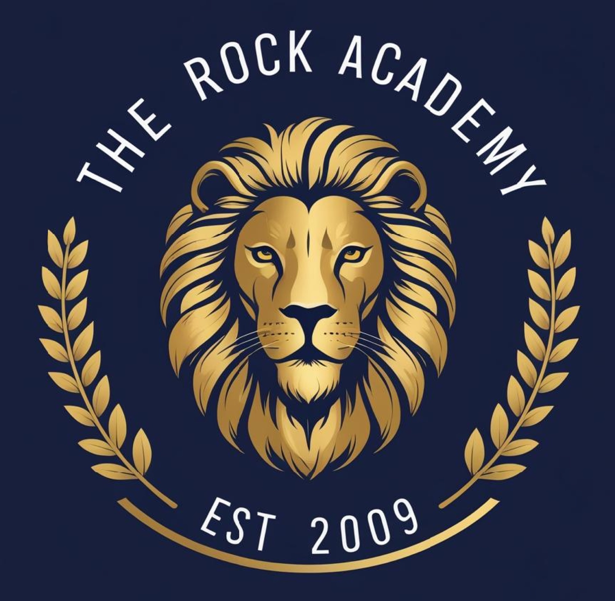 The Rock Academy crest